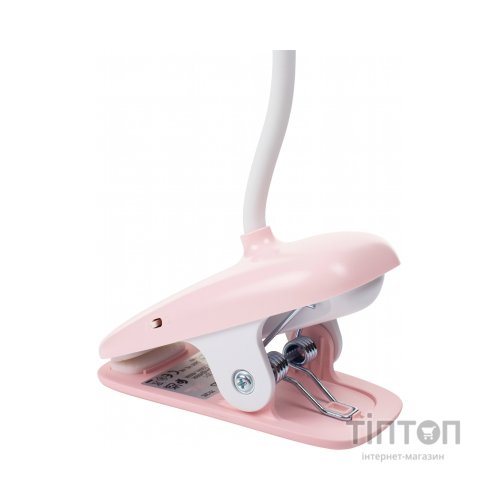 Настільна лампа Philips Donutclip 3Вт 4000K 1200мАг USB-A рожевий (929003179607)