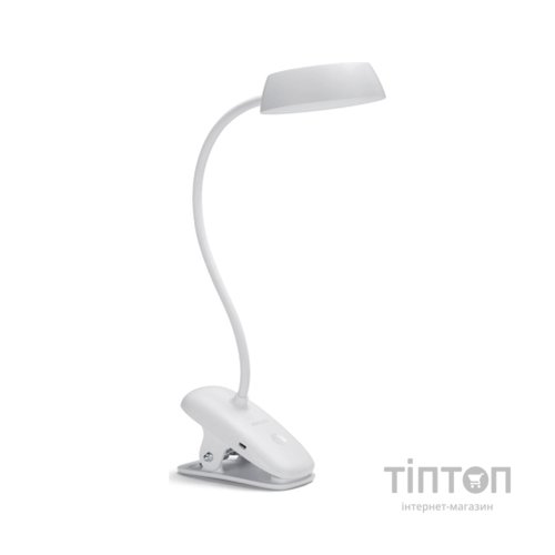 Настільна лампа Philips LED Reading Desk lamp Donutclip білий (929003179707)