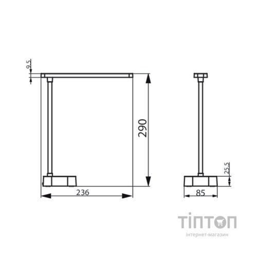 Настільна лампа Philips LED Reading Desk lamp Tilpa біла (929003241507)