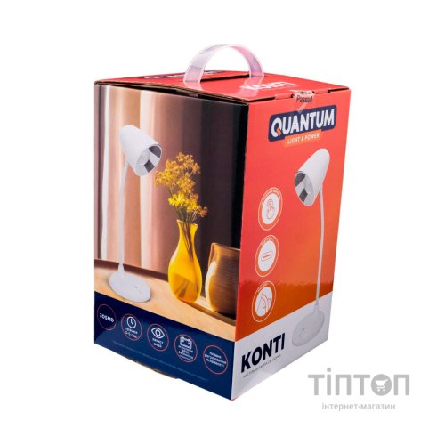 Настільна лампа Quantum KONTI LED з USB (QM-TL1050)