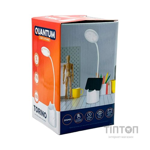 Настільна лампа Quantum TORINO LED з USB (QM-TL1010)