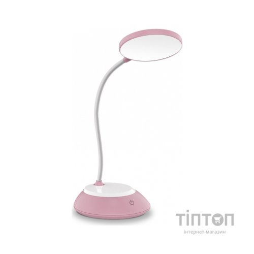 Настільна лампа TITANUM LED DC3 7W 3000-6500K USB рожева (TLTF-022P)