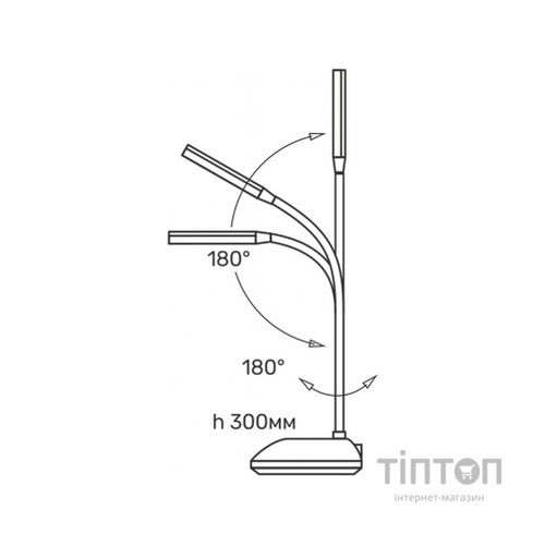 Настільна лампа TITANUM LED DC3 7W 3000-6500K USB рожева (TLTF-022P)