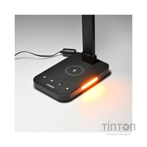 Настільна лампа Videx LED з бездротовою зарядкою  18W 1800-6500K (VL-TF17B)