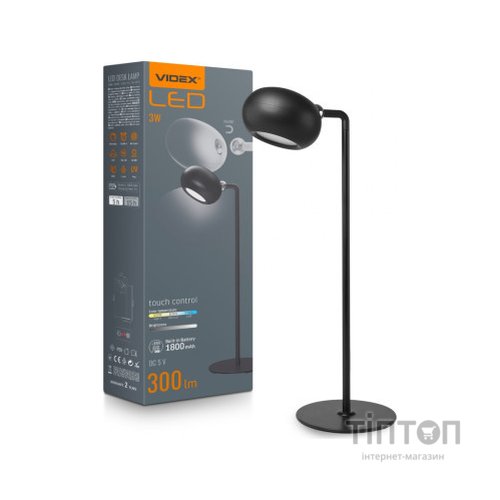 Настільна лампа Videx TF18B 3W 3000-5500K (VLE-TF18B)