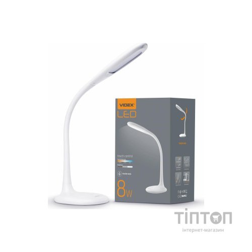 Настільна лампа Videx VL-TF03W 8W 3000-5500K 220V (24713)