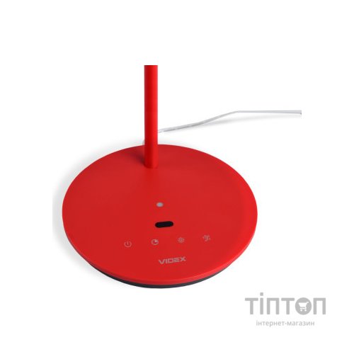 Настільна лампа Videx VL-TF15R 20W 4100K 220V red (26431)
