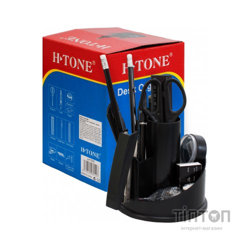 Настільний набір H-Tone 12 предметів, чорний (KIT-HT-JJ41006)