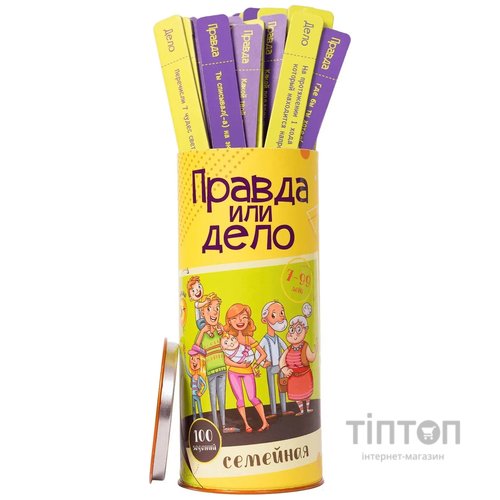 Настільна гра Fun Games Shop Правда чи Справа: Сімейна, російська (FGS10)