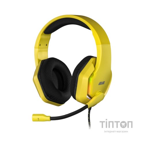 Навушники 2E Gaming HG315 RGB USB 7.1 Yellow (2E-HG315YW-7.1)