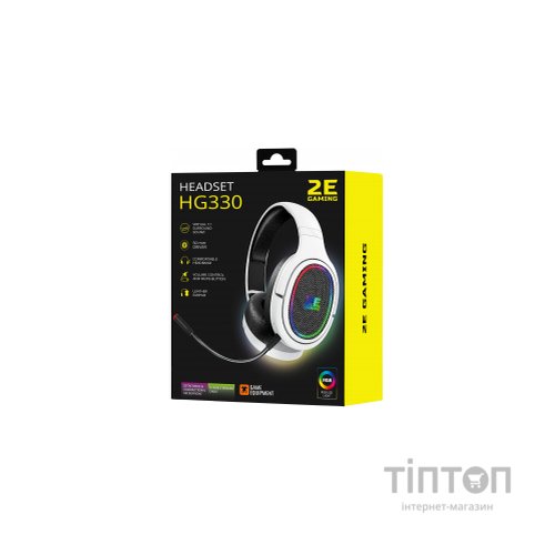 Навушники 2E HG330 RGB USB 7.1 White (2E-HG330WT-7.1)