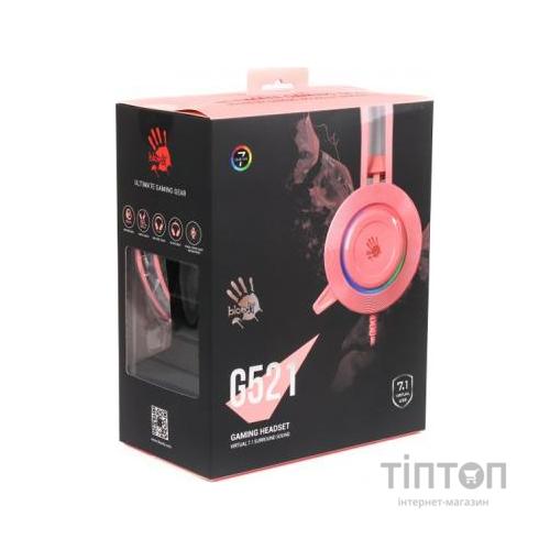 Навушники A4Tech Bloody G521 Pink