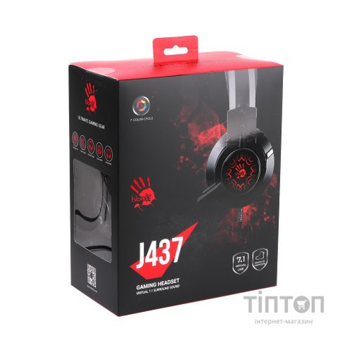 Навушники A4Tech Bloody J437 Black