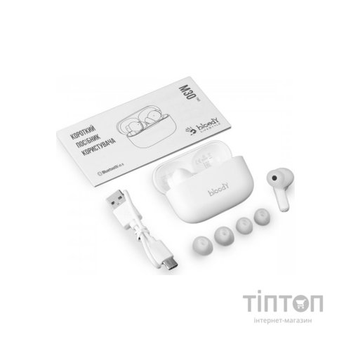 Навушники A4Tech Bloody M30 White