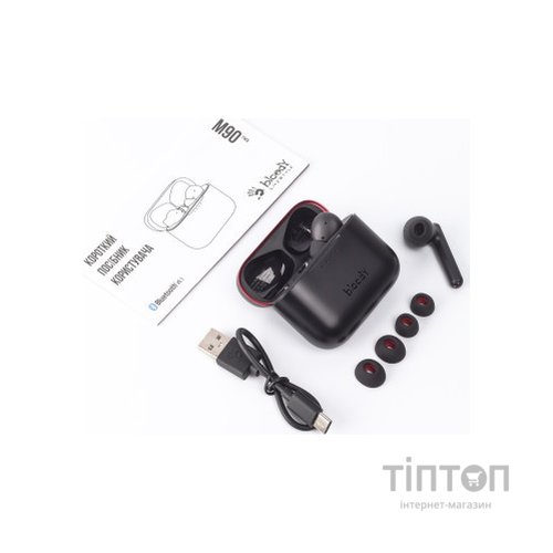 Навушники A4Tech Bloody M90 Black+Red