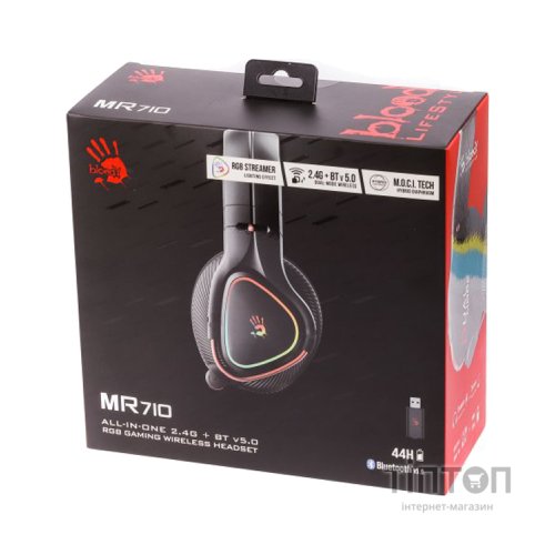 Навушники A4Tech Bloody MR710 Black