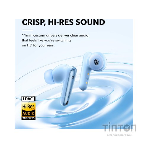 Навушники Anker SoundСore Liberty 4 NC Light Blue (A3947G61)