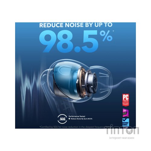 Навушники Anker SoundСore Liberty 4 NC Light Blue (A3947G61)