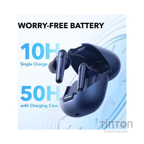 Навушники Anker SoundСore Liberty 4 NC Navy Blue (A3947G31)