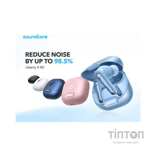 Навушники Anker SoundСore Liberty 4 NC Navy Blue (A3947G31)
