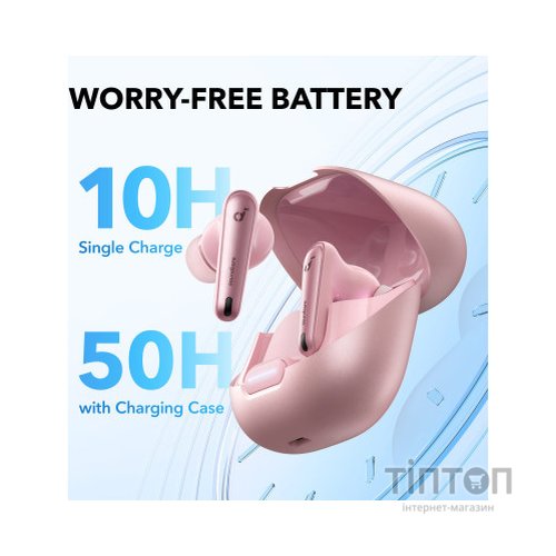 Навушники Anker SoundСore Liberty 4 NC Pastel Pink (A3947G51)