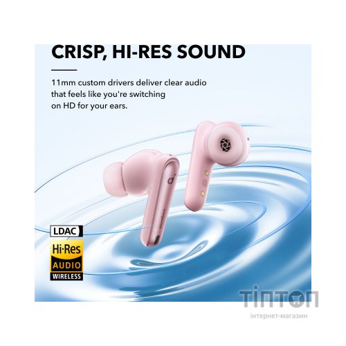 Навушники Anker SoundСore Liberty 4 NC Pastel Pink (A3947G51)