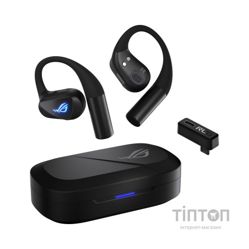 Навушники ASUS ROG Cetra Open Wireless/Bluetooth Black (90YH0450-BTUA00)