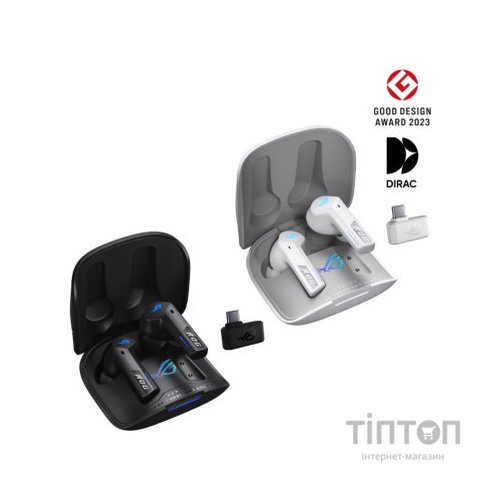 Навушники ASUS ROG Cetra True Wireless SpeedNova White (90YH03Y0-BTUA10)