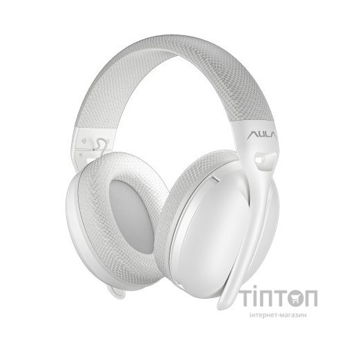 Навушники Aula S6 - 3 in 1 Wired/2.4G Wireless/Bluetooth White (6948391235561)