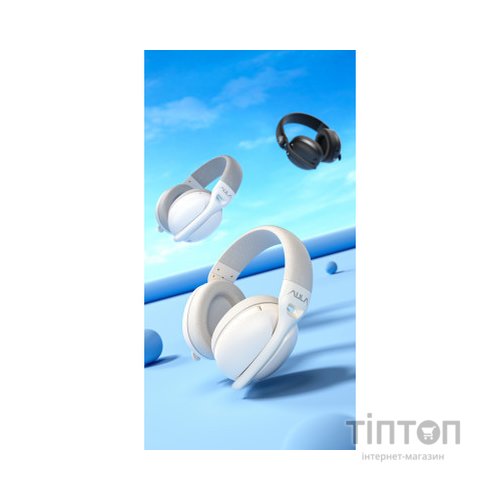 Навушники Aula S6 - 3 in 1 Wired/2.4G Wireless/Bluetooth White (6948391235561)