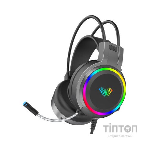 Навушники Aula S608 Wired Gaming Headset 3.5mm*2 + USB Black (6948391235509)