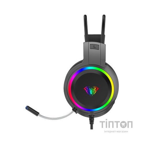 Навушники Aula S608 Wired Gaming Headset 3.5mm*2 + USB Black (6948391235509)