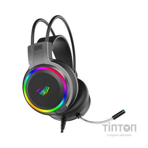 Навушники Aula S608 Wired Gaming Headset 3.5mm*2 + USB Black (6948391235509)