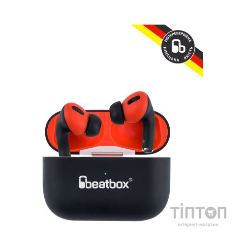 Навушники BeatBox PODS PRO 1 Wireless Charging Black-Red (bbppro1wcbr)