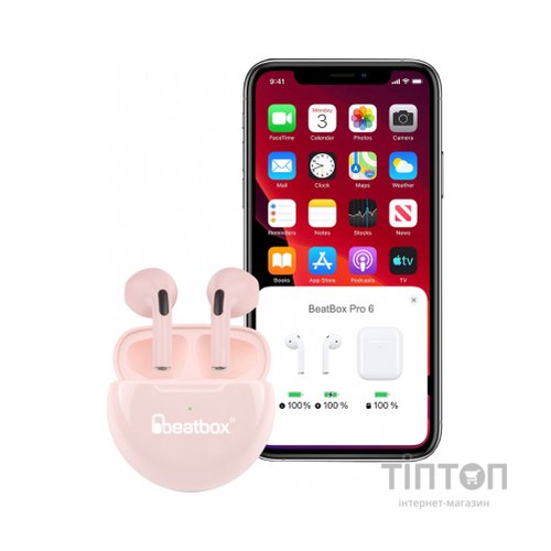 Навушники BeatBox PODS PRO 6 Pink (bbppro6p)