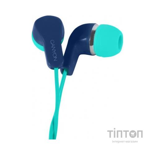 Навушники Canyon Blue-Green (CNS-CEPM02GBL)