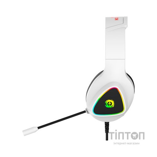Навушники Canyon GH-6 Shadder Gaming 3.5 мм RGB White (CND-SGHS6W)