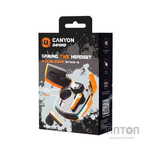Навушники Canyon GTWS-2 Gaming Orange (CND-GTWS2O)