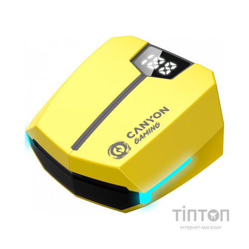 Навушники Canyon GTWS-2 Gaming Yellow (CND-GTWS2Y)