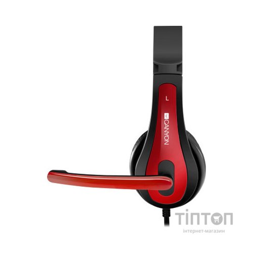 Навушники Canyon HSC-1 Black-Red (CNS-CHSC1BR)