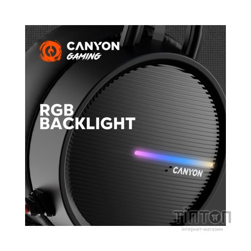 Навушники Canyon Interceptor GH-8A Black-Orange (CND-SGHS8A)