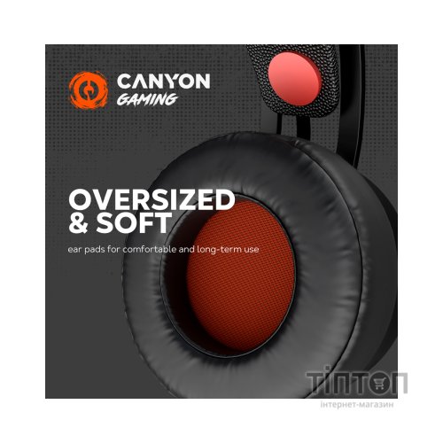 Навушники Canyon Interceptor GH-8A Black-Orange (CND-SGHS8A)