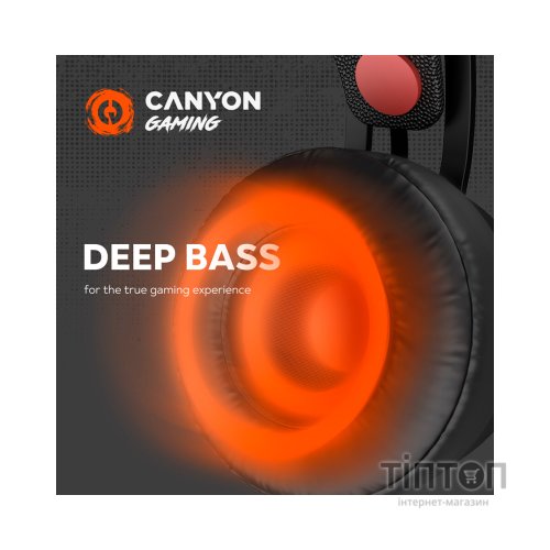 Навушники Canyon Interceptor GH-8A Black-Orange (CND-SGHS8A)