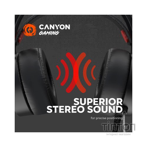 Навушники Canyon Interceptor GH-8A Black-Orange (CND-SGHS8A)