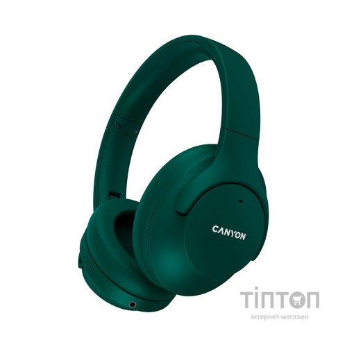 Навушники Canyon OnRiff 10 ANC Bluetooth Green (CNS-CBTHS10GN)