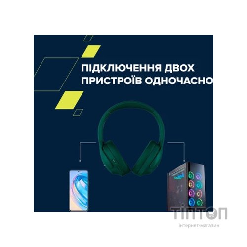 Навушники Canyon OnRiff 10 ANC Bluetooth Green (CNS-CBTHS10GN)