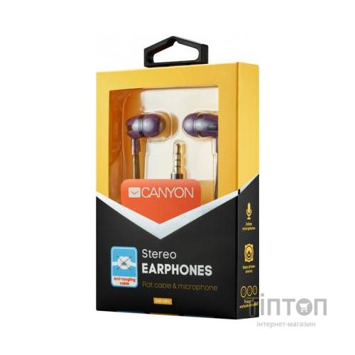 Навушники Canyon Purple (CNS-CEP4P)