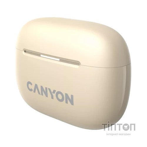 Навушники Canyon TWS-10 OnGo ANC ENC Beige (CNS-TWS10BG)