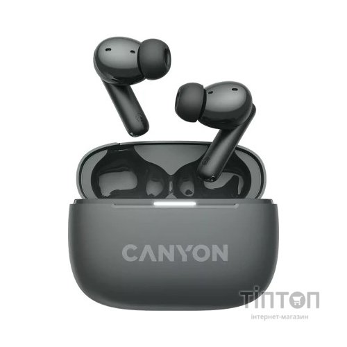 Навушники Canyon TWS-10 OnGo ANC ENC Black (CNS-TWS10BK)