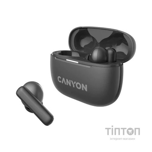 Навушники Canyon TWS-10 OnGo ANC ENC Black (CNS-TWS10BK)